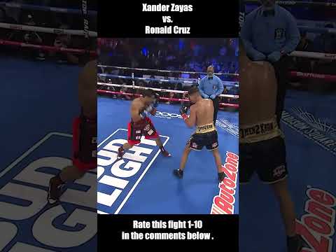 Xander “XYZ” Zayas vs Ronald Cruz Fight Highlights 😲 #shorts #shortsvideo #highlights