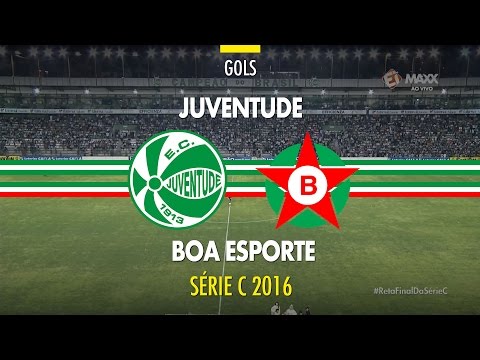 Gols - Juventude 1 x 2 Boa Esporte - Série C - 15/10/2016