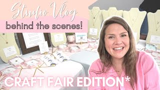 How I run my small Etsy jewelry business ~ Studio Vlog ~ Craft Fair Edition*