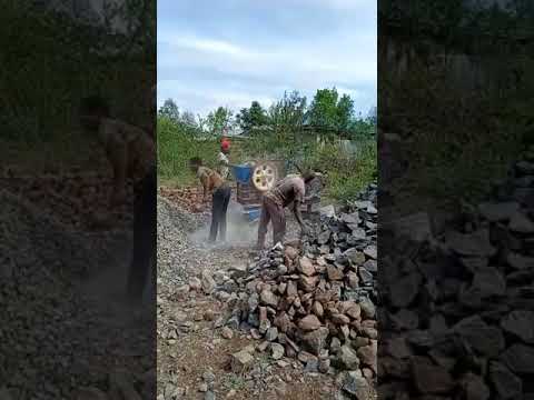 Jaw Crusher at Work