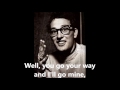 It Doesn't Matter Any More   BUDDY HOLLY (with lyrics)