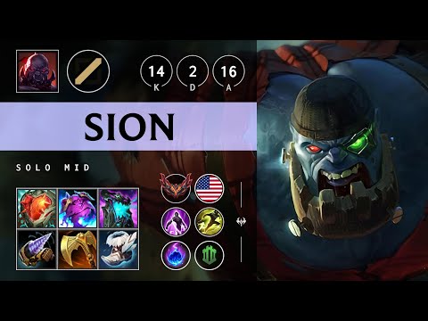 Sion Mid vs Viktor - NA Grandmaster Patch 25.08