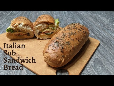 Eggless Italian Sub Sandwich Bread | Eggless Homemade Soft Hoagie Rolls | Italian Sub Rolls