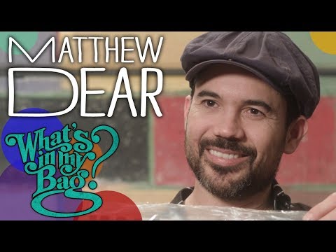 Matthew Dear - What's In My Bag?