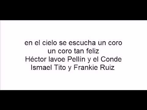 La salsa vive tito nieves con letra