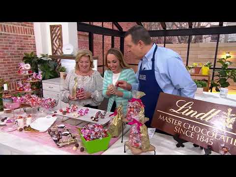 Lindt Lindor (2) 50 Piece Valentine Gift Bags on QVC