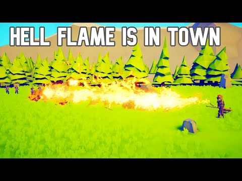HELL FLAME burning all units in tabs - tabs new unit - tabs mods