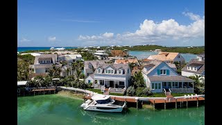 Waterfront Villa with Dock in Elbow Cay, Abaco, Bahamas.  Sunset Point Villa 1