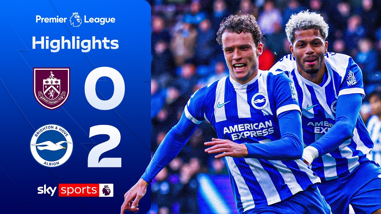 Wieffer at the double after 16-month drought! | Burnley 0-2 Brighton | Premier League highlights