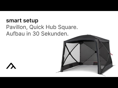 qeedo | Quick Hub Square Pavillon, steht in 30 Sekunden – Smart Setup