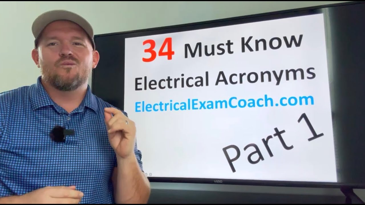 34 Electrical Acronyms You Must Know Part 1 Become an Electrician