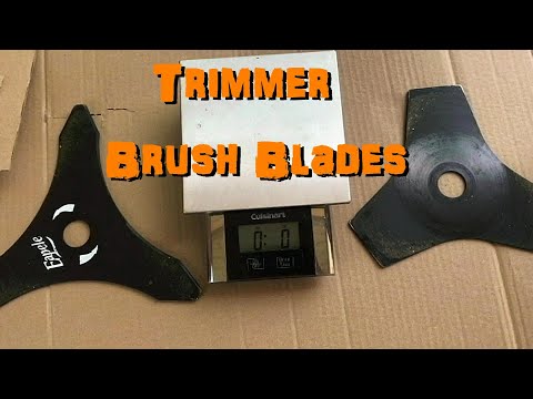 Trimmer Brush Cutter Blades -Ryobi 8" Tri Arc & 10" Eapele Compared
