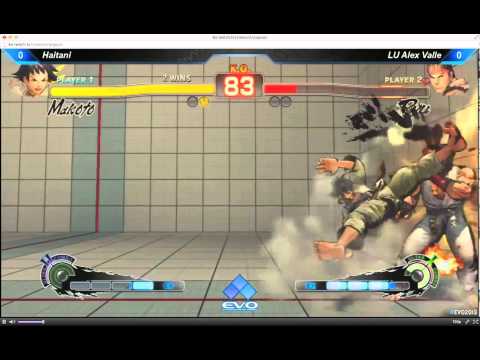 EVO 2013 - Super Street Fighter IV AE Semifinals - Haitani vs LU Alex Valle
