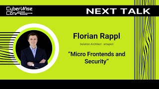 Florian Rappl: Micro Frontends and Security