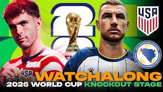 USA vs Bosnia Live watchalong | USMNT 2026 World Cup Watch Party