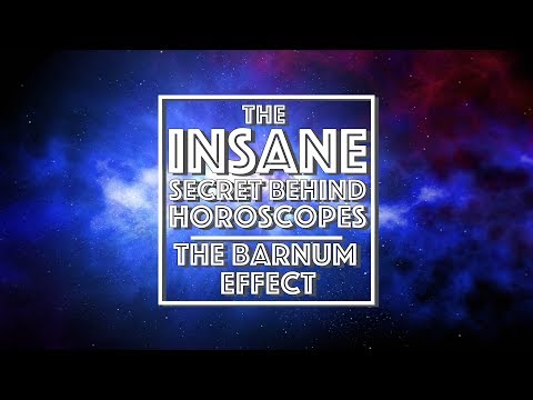 The INSANE secret behind Horoscopes EXPLAINED | The Barnum Effect (Video Essay)