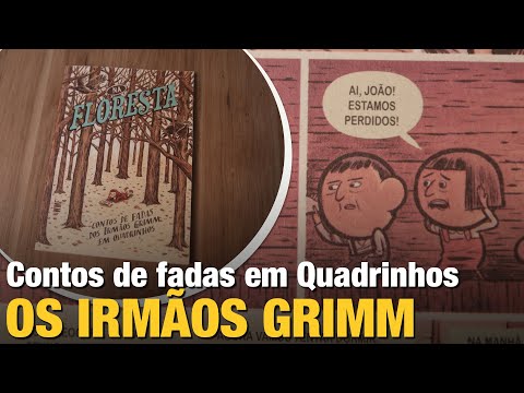 Contos de fadas dos irmos Grimm em quadrinhos: Na floresta | Literatura Infantil