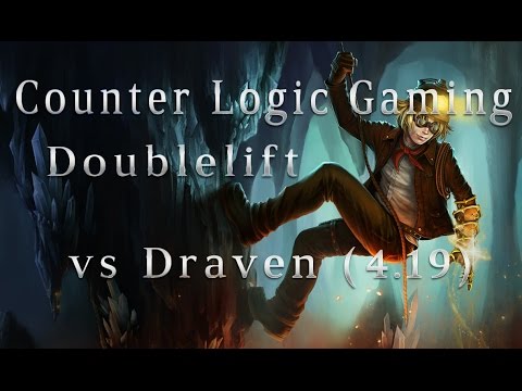 CLG Doublelift Ezreal ADC vs Draven Season 4 (4.19) League of Legends LoL Pro SoloQ