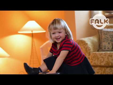 Stumjamā mašīna traktors ar piekabi FALK Baby Mac Cormick