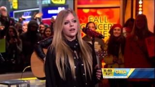 Download lagu Avril Lavigne - Wish You Were Here @ Live at Good Morning America 22/11/2011 mp3