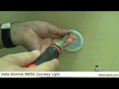 Hella Marine Slimline LED Courtesy Light by YachtLights.com