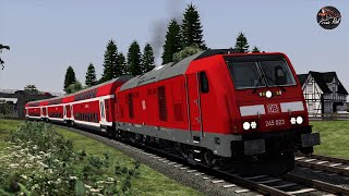 Local Train to Immenstadt - BR245 Locomotive - Allgäubahn - Train Rail