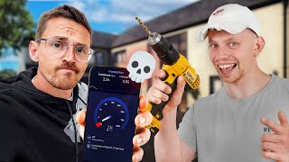 Installing The Worlds Fastest WiFi For Syndicate's NEW House!