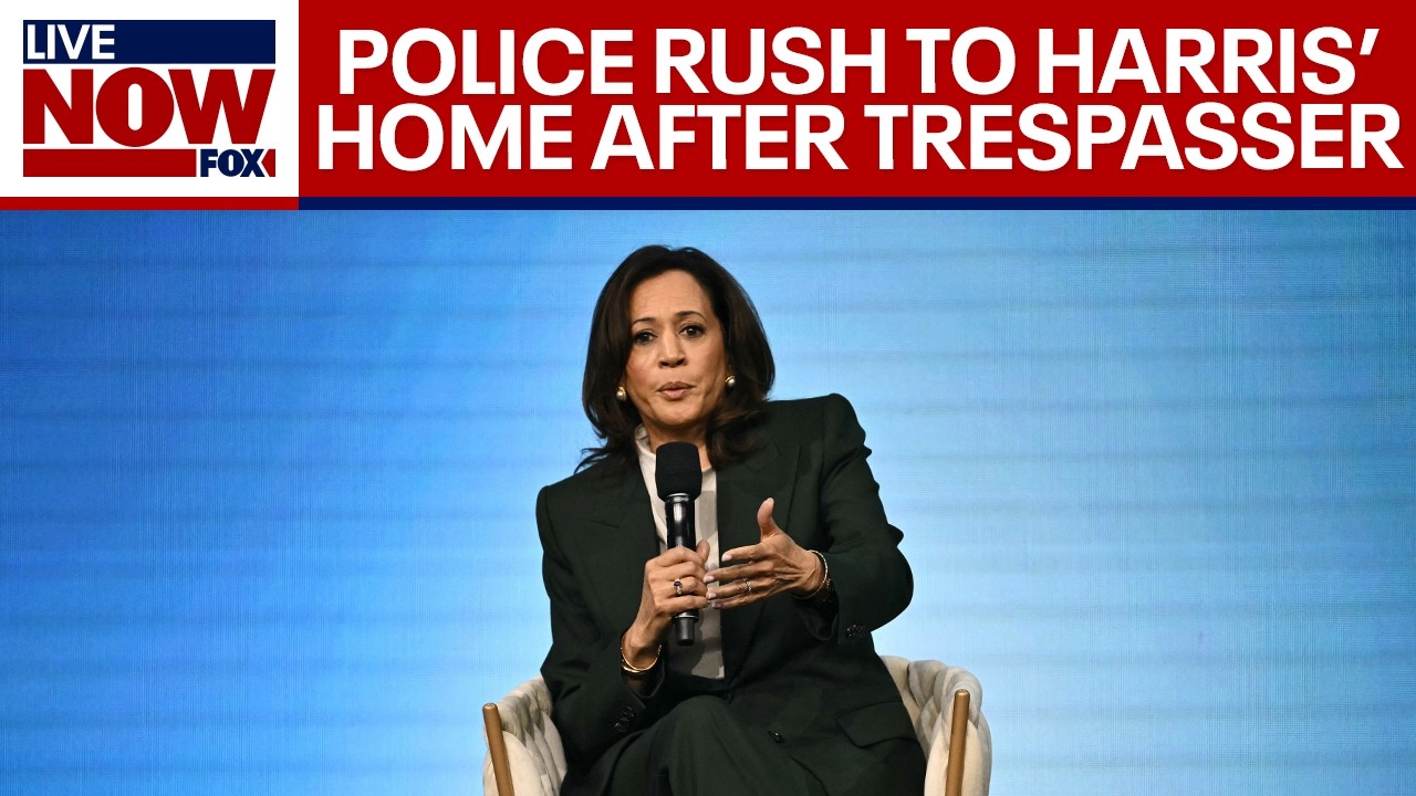 BREAKING: Police respond to Kamala Harris’ home after trespasser reported