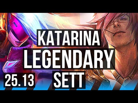 KATARINA vs SETT (MID) | 10/1/13, Legendary | EUW Diamond | 25.13