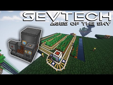 Steve Carts and Fermenter | Let's Play SevTech: Ages of the Sky Ep 41