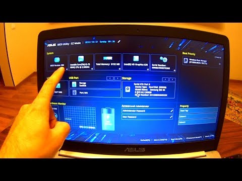 💻 КАК ОБНОВИТЬ BIOS НА НОУТБУКЕ ASUS VivoBook Pro n580vd