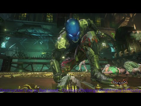 Arkham Red Hood is a beast... | Batman: Arkham Knight (Flawless Combat)