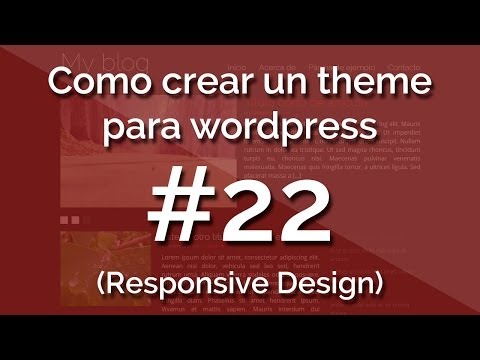 Curso Como crear un theme para wordpress con Responsive Design 1 Introducción