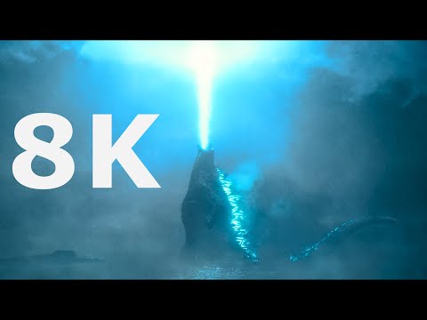 Godzilla Releases Atomic Breath Into The Sky | Godzilla 2019 : King of the Monsters | 8K | Flac.