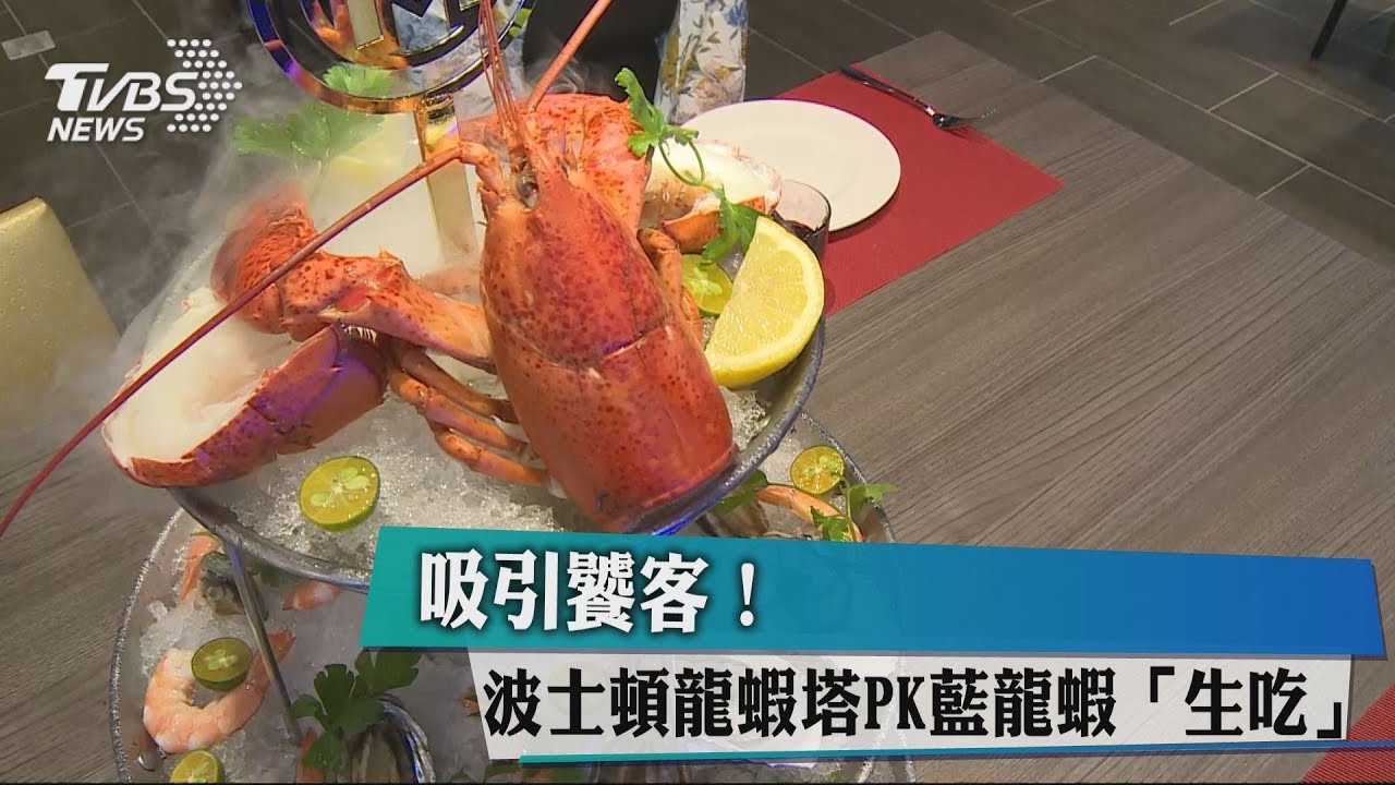 吸引饕客! 波士頓龍蝦塔PK藍龍蝦「生吃」