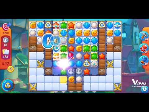 Fishdom. 4798 one shot 🎯 level no boosters and diamonds