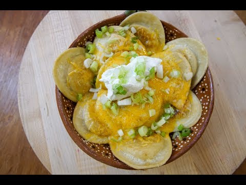 Pierogi Nachos | SAM THE COOKING GUY