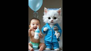 Download lagu Kucing lucu dan bayi lucu 😊 Popo siroyo #kucing #kucinglucu #cat #bayilucu #cute #virals mp3