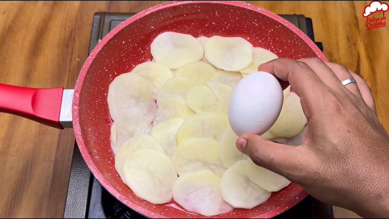 misture ovo com batata, e tenha seu jantar pronto em poucos minutos