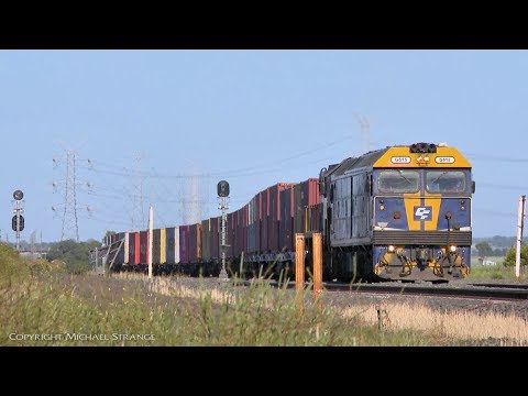 QUBE Ultima Hay (9178) Broad Gauge Train - PoathTV Australian Railways