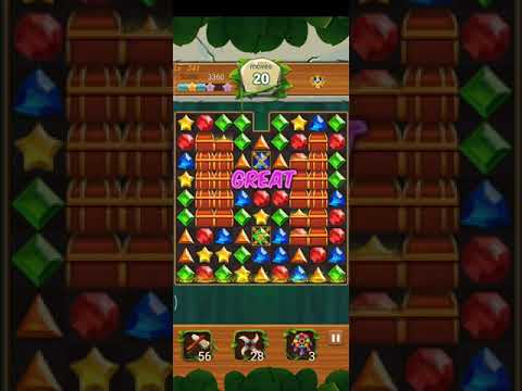 Jewels Jungle 💎 Level 241 ⭐⭐ 2021 - Jewels & Gems Match 3 Puzzle no Booster 👑 Android Gameplay ✅