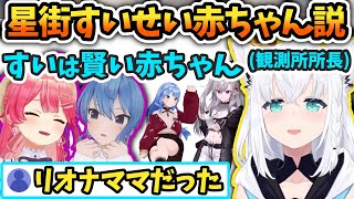 みこめっと観測所所長によるとすいちゃんは赤ちゃんである【さくらみこ/星街すいせい/白上フブキ/響咲リオナ/ホロライブ切り抜き】