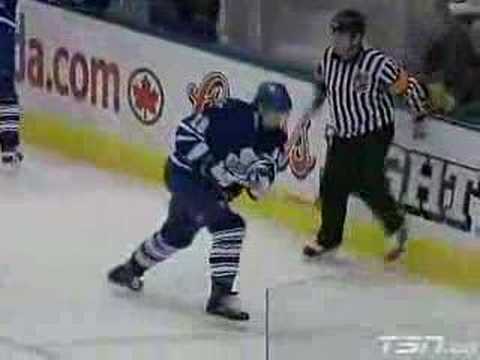 Alexander Semin Throws Puck and Hits Post