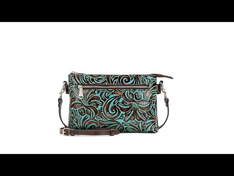 Patricia Nash Moscava Leather DoubleZip Crossbody