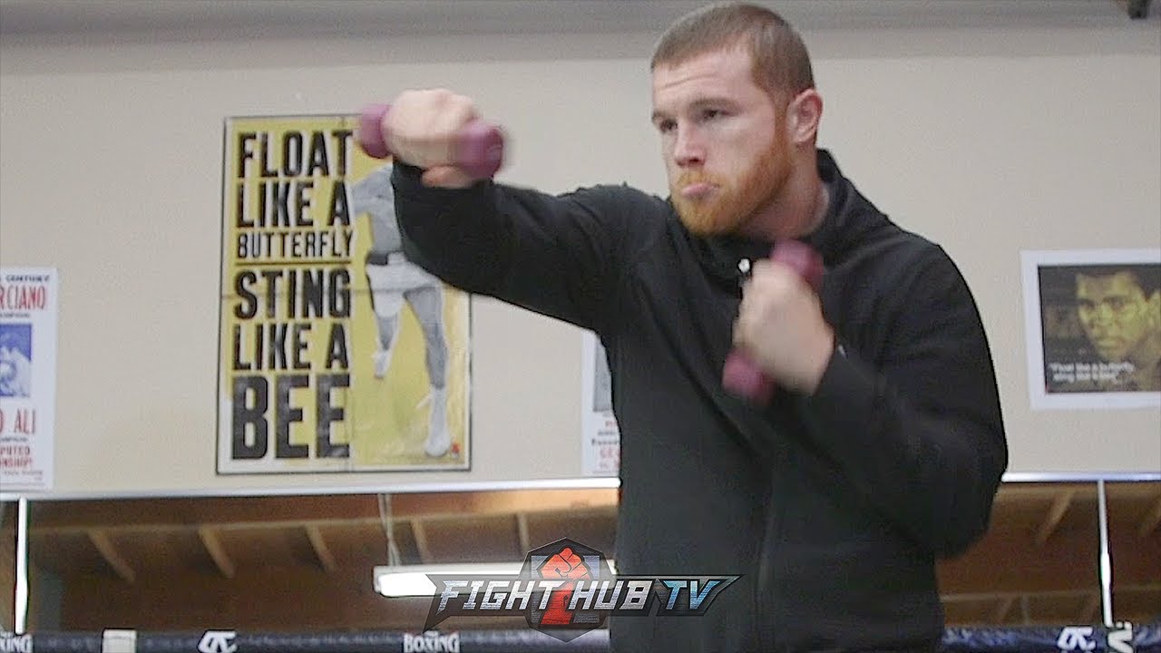 CAMP FOOTAGE - CANELO ALVAREZ QUIETLY GRINDING FOR MOVE UP TO 168 LBS
