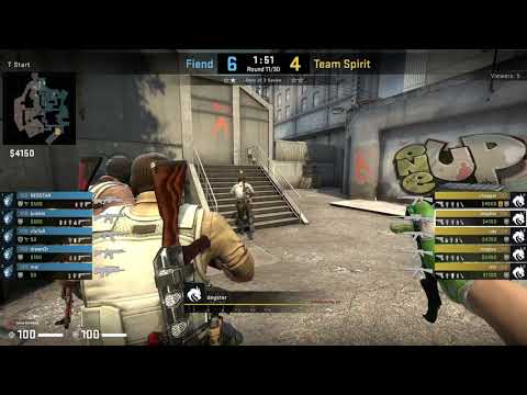 CSGO POV Spirit.Degster vs. Fiend @overpass - 38 kills