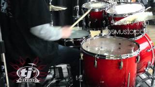 Video thumbnail for TJ's Music Demos: Pearl Vision VBL 5-Piece Drum Kit in "Ruby Fade" by TJ's Music