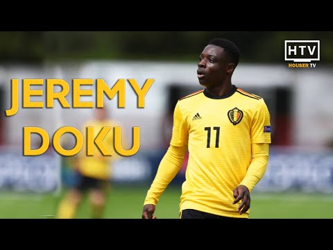 Jeremy DOKU 16years old vs Hungary - UNSTOPPABLE ! (Belgium U17 - Hungary U17)