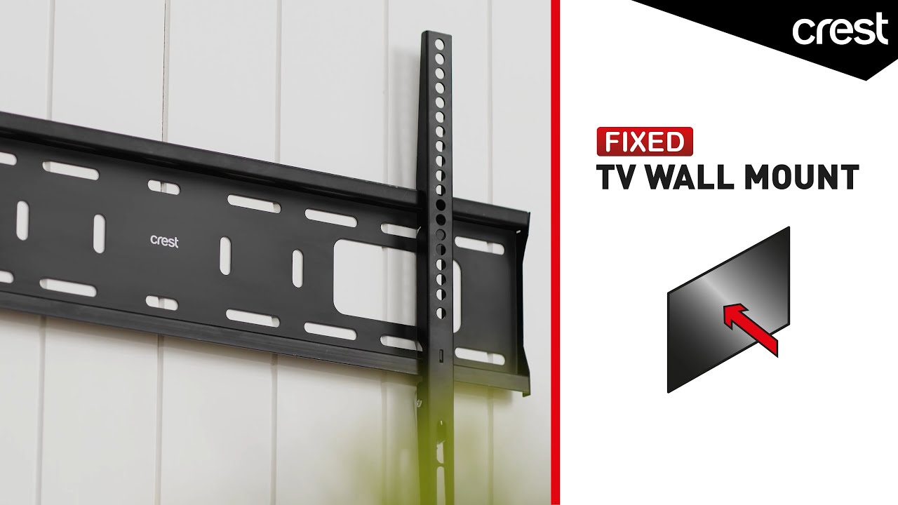 How to Install the Crest Fixed TV Wall Mount | Step-by-Step Guide