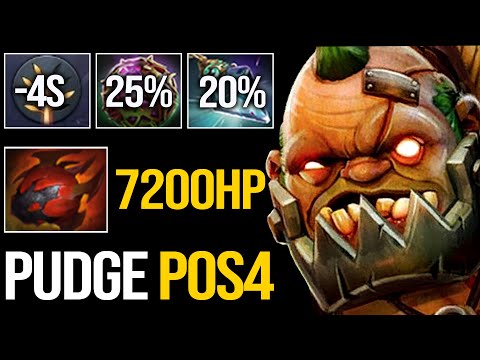 Insane 5.2S COOLDOW Hook!!! 7200HP Pudge Pos4 Nonstop Hooks | Pudge Official